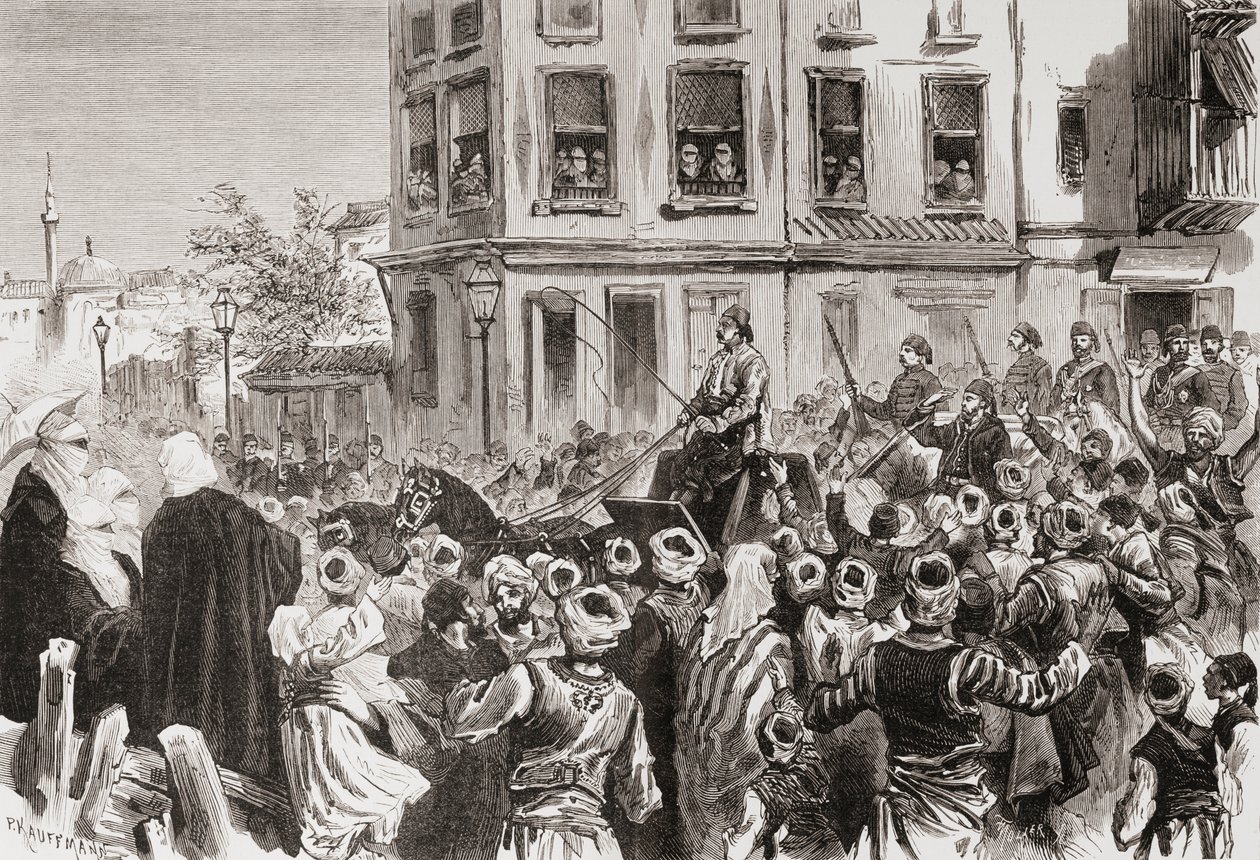 Osman Pasha se vrací do Konstantinopole v roce 1878 od . .