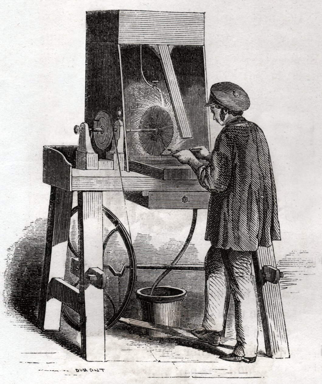 Ovrier v sirotčinci. Dělník ve stříbrnictví. od Frederick (attr. to) Barnard