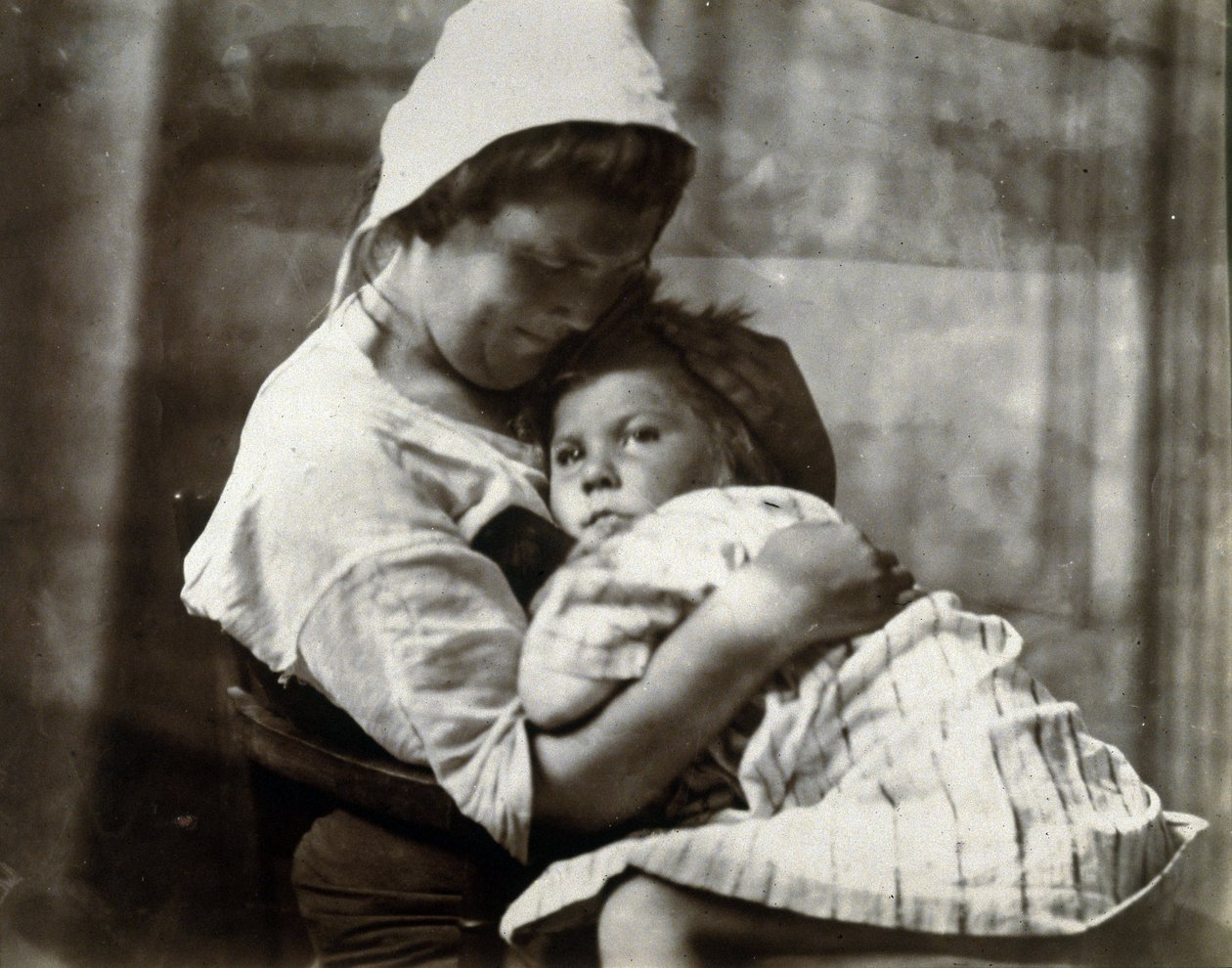Portrét matky a její dcery, cca 1900-1905 od Frederick (attr. to) Barnard