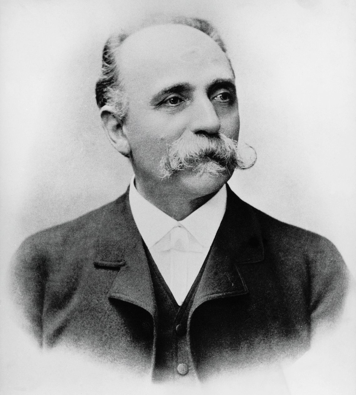 Portrét Bartolomea Emilio Camillo Golgi (1843-1926), italský vědec a lékař, nositel Nobelovy ceny za lékařství v roce 1906, fotografie od William Walcutt