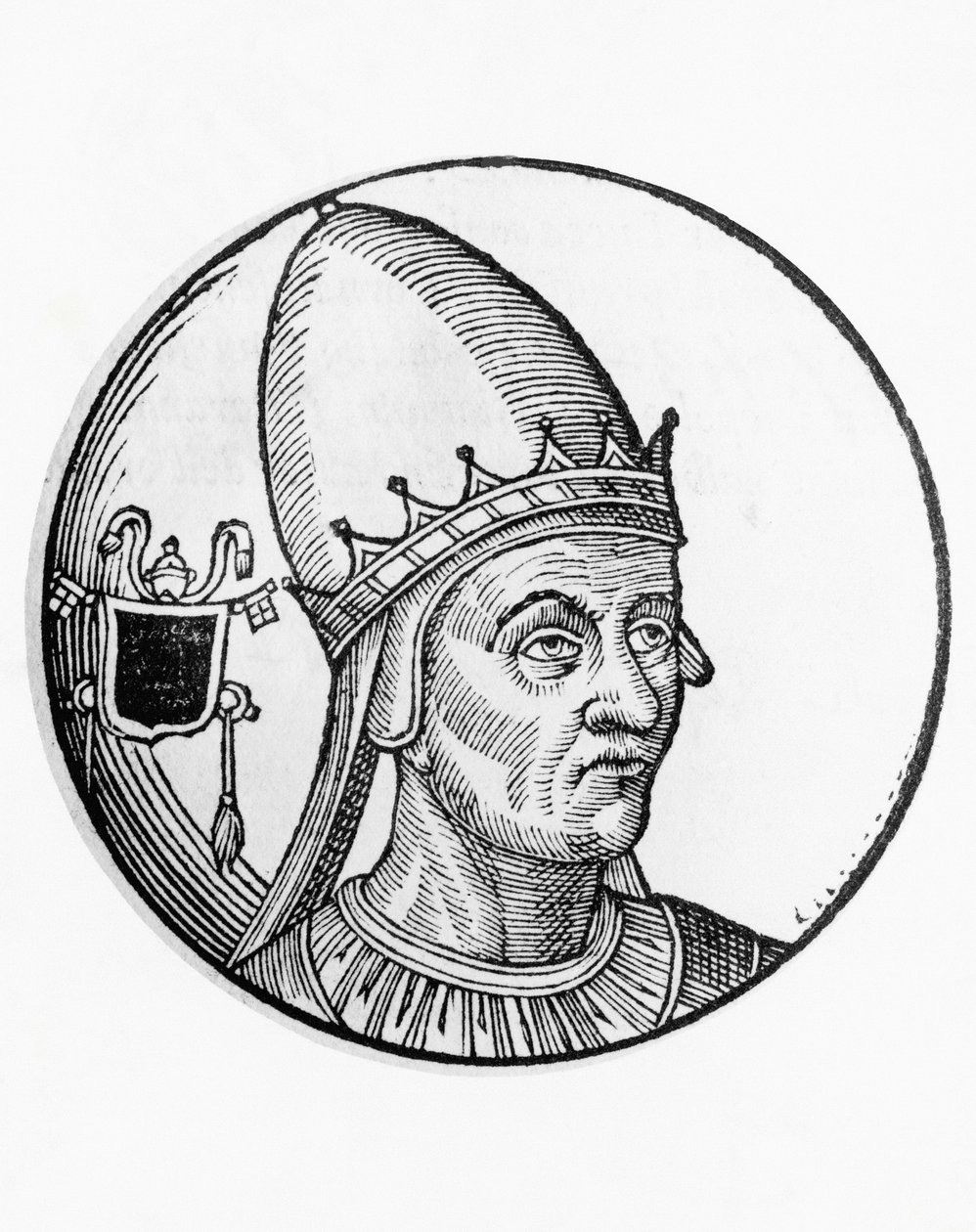 Portrét Řehoře VII (Ildebrando Aldobrandeschi di Soana, asi 1010-1085) od William Walcutt