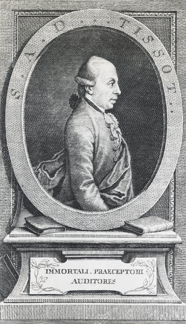 Portrét Simon-Andre Tissot od William Walcutt