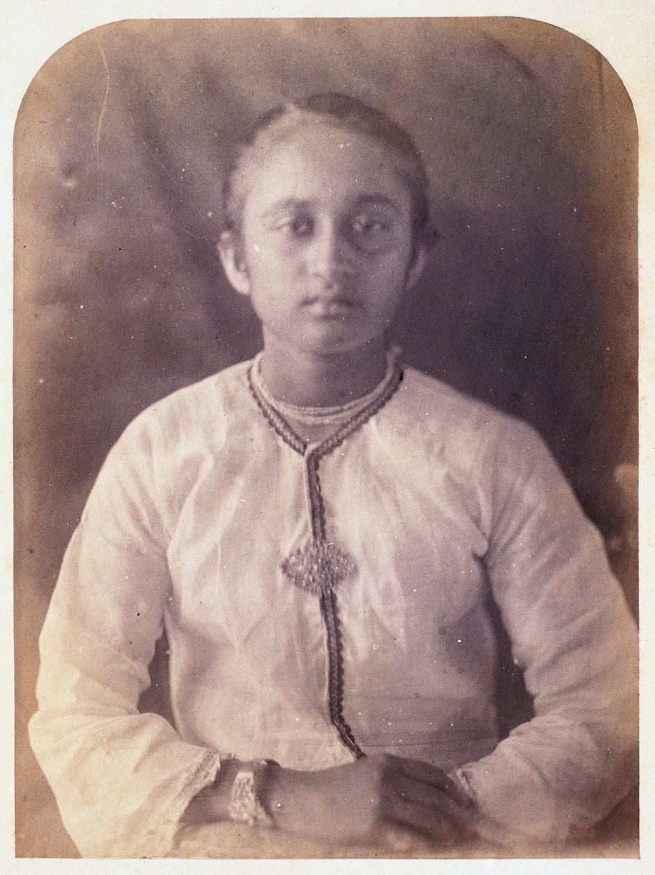 Portrét mladé ženy, Cejlon, c 1875 od Ferdinand Georg Waldmuller