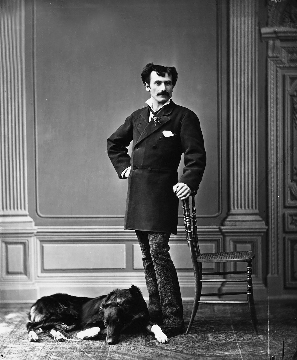 Portrét elegantního mladého muže od Henry Charles Fehr
