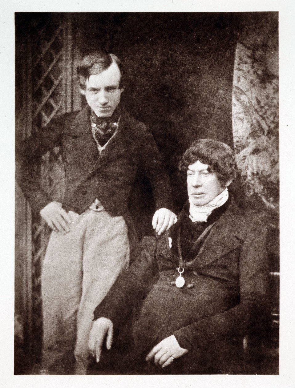 Portréty Charlese Kirkpatricka Sharpa (1781-1851), skotského obchodníka se starožitnostmi a umělce, s neznámým kolegou od John Pardon