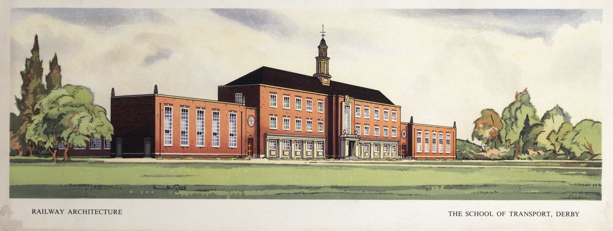 Železniční architektura: Škola dopravy, Derby