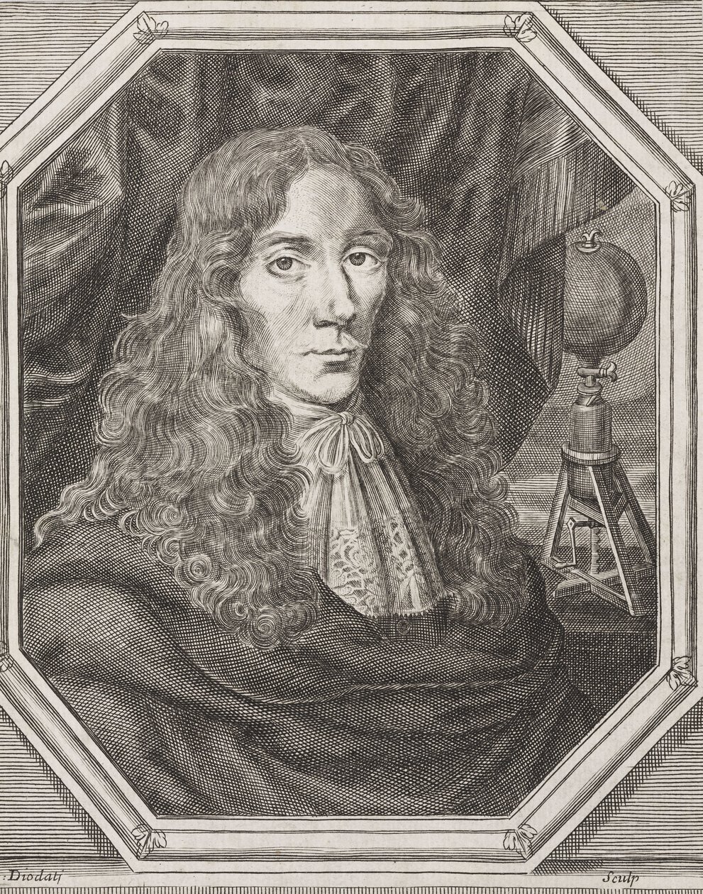 Robert Boyle, irský fyzik a chemik, c 1670 od Frederick (attr. to) Barnard