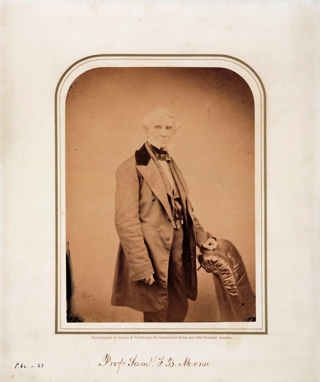 Samuel FB Morse, americký umělec a vynálezce Morseovy abecedy, c 1870 od Frederick (attr. to) Barnard