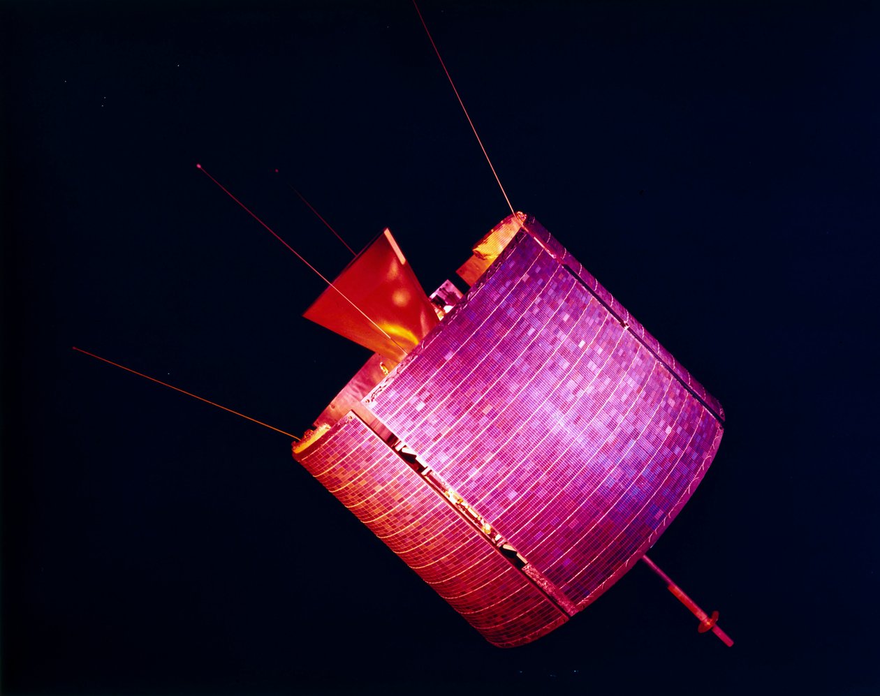 Satelity, armáda, USA Satelit Early Bird od Ferdinand Georg Waldmuller