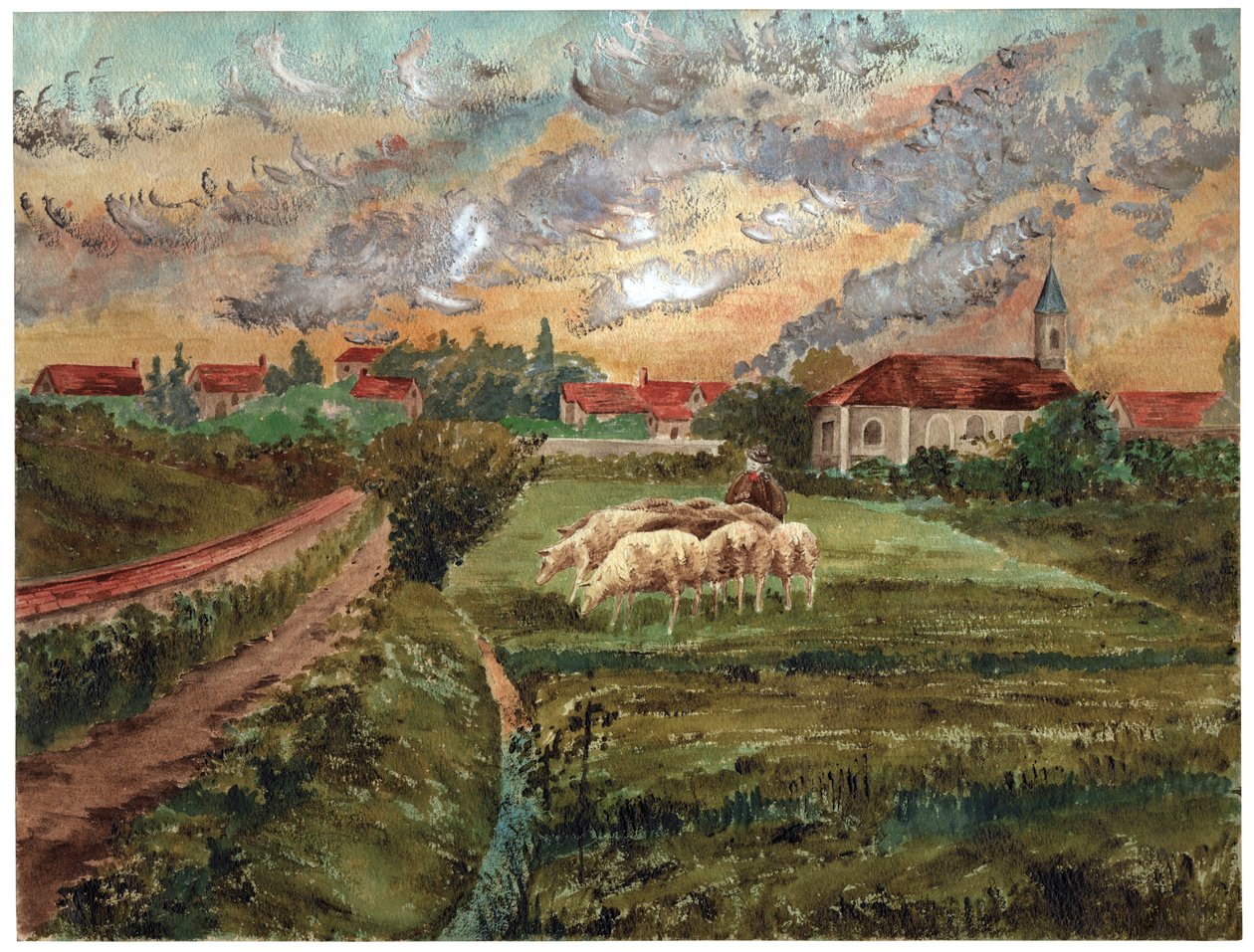 Ovčí stádo, asi 1910 od . .