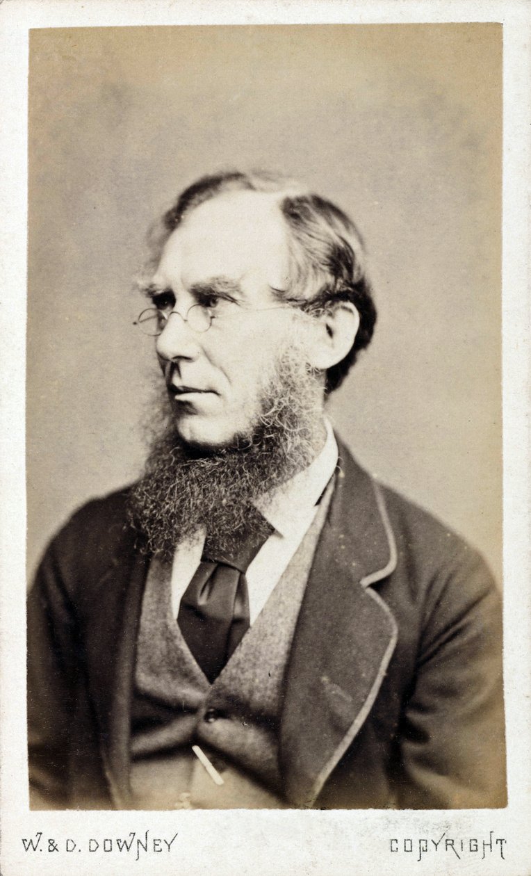 Sir Joseph Dalton Hooker , britský botanik, konec 19. století od Ferdinand Georg Waldmuller