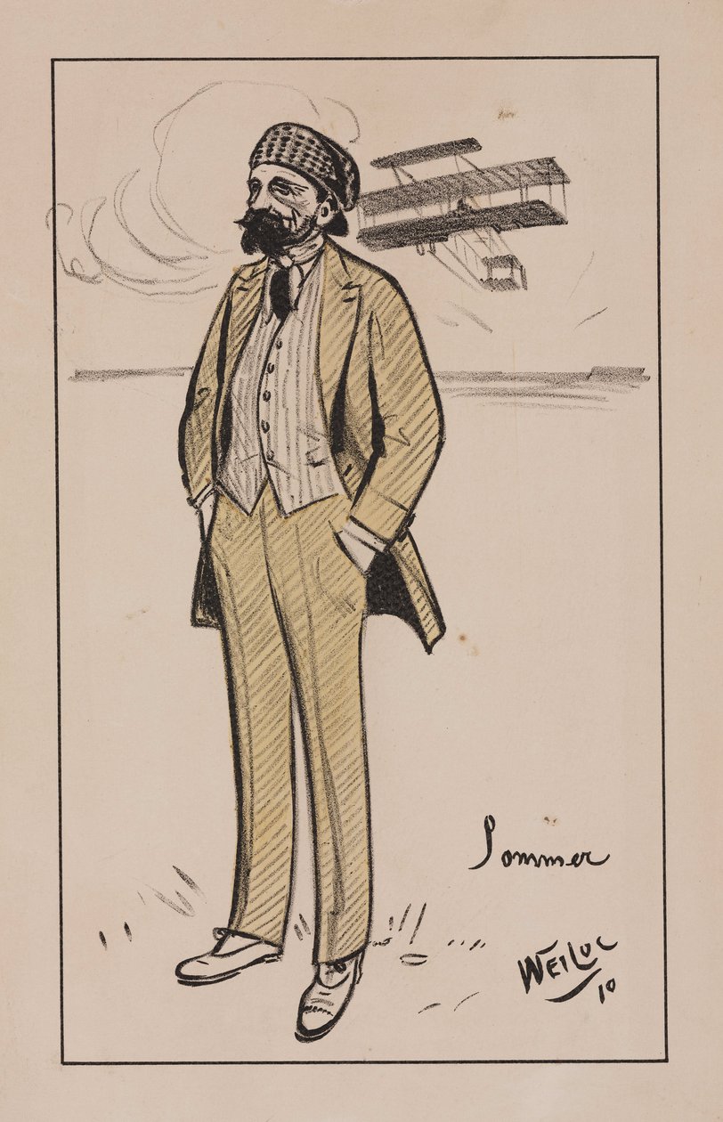 Léto, letec od Frederick (attr. to) Barnard