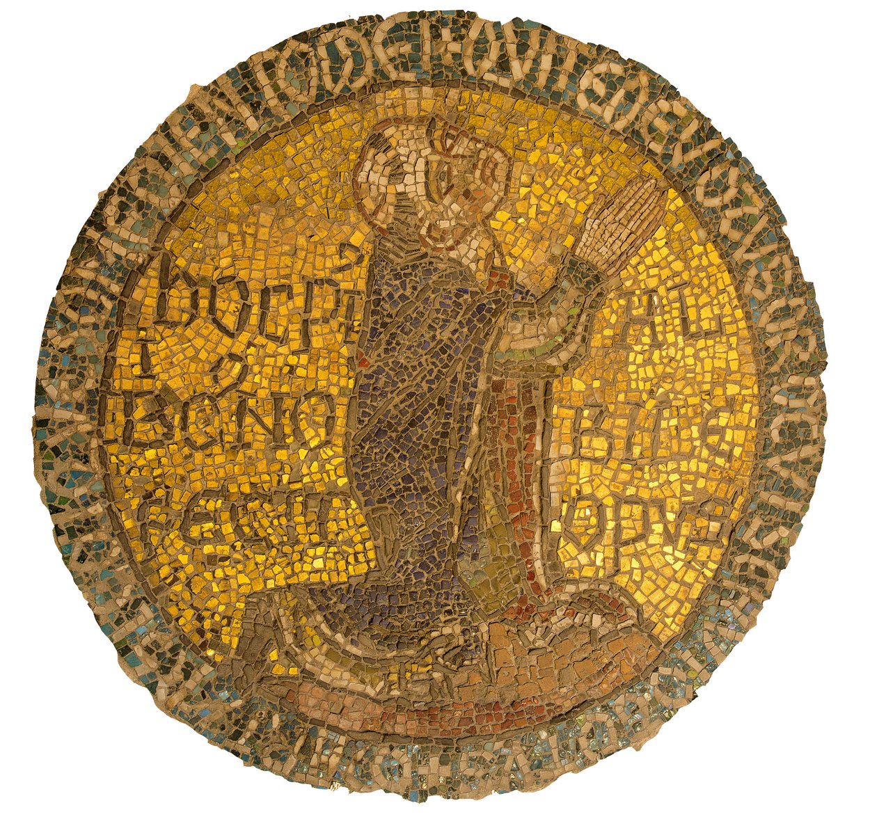 Alberický mnich (Saint Aubry de Citeaux, zemřel 1109) v modlitbě - Bazilika Saint-Denis (Saint Denis) - Francie, Ile-de-France, Seine-Saint-Denis od . .