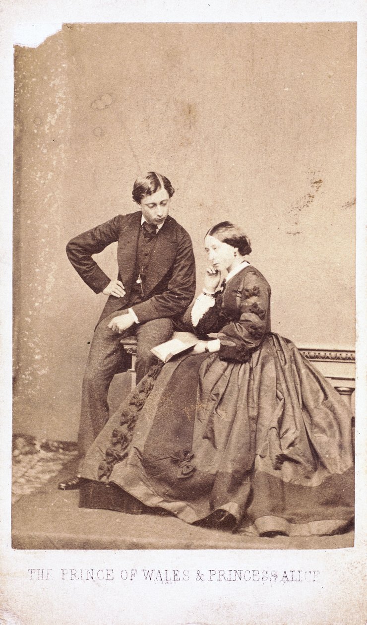 Princ z Walesu a princezna Alice od Ferdinand Georg Waldmuller