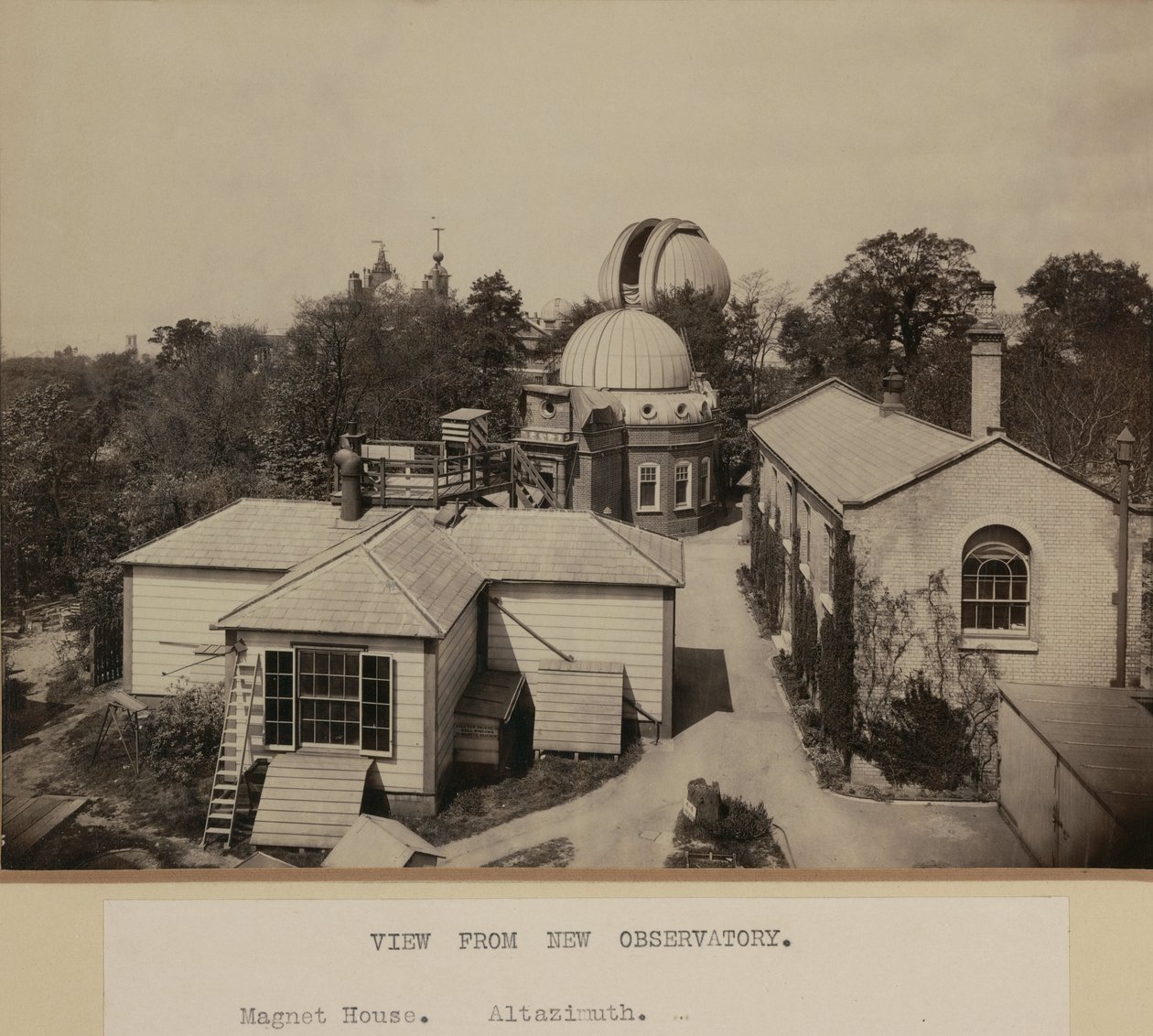 Královská observatoř, Greenwich, Londýn od Frederick (attr. to) Barnard