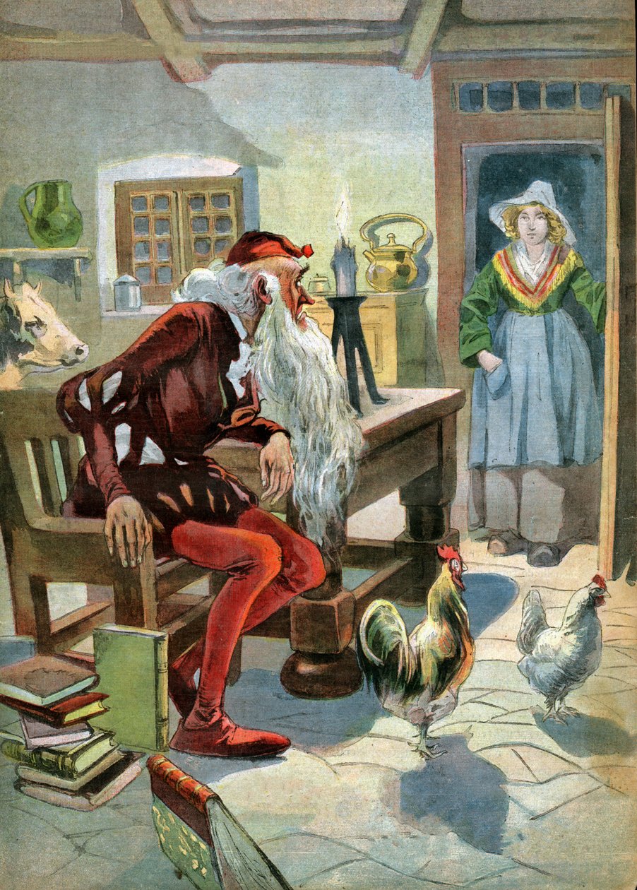 Dům v lese. cca 1910 (rytina) od . .