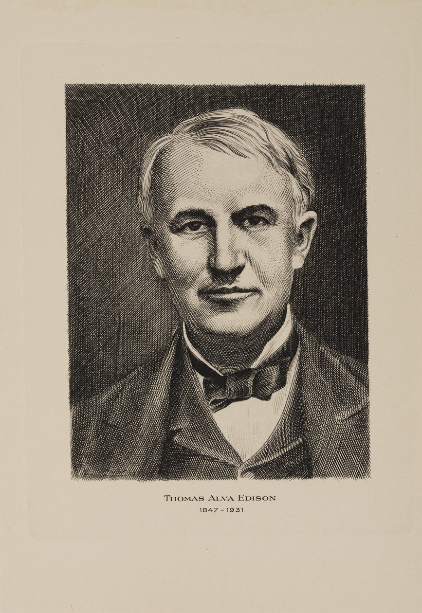 Thomas Alva Edison, americký vynálezce, počátek 20. století od Frederick (attr. to) Barnard