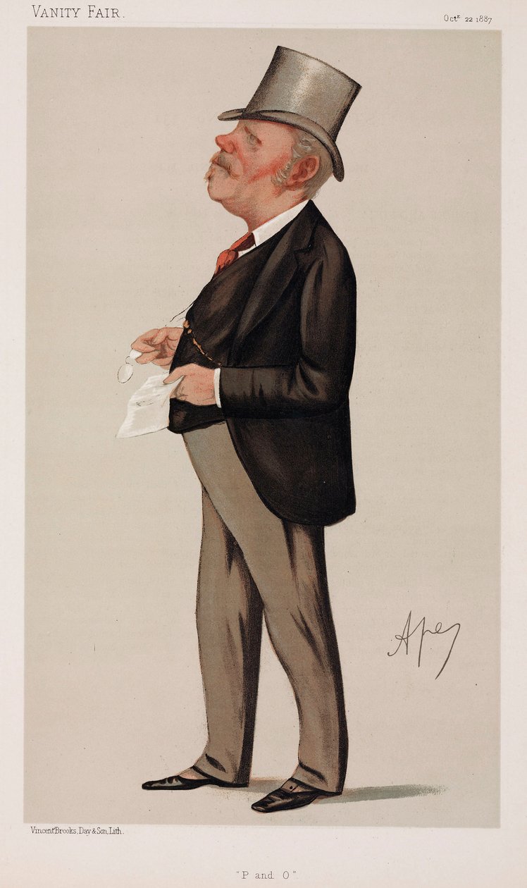 Thomas Sutherland , britský lodní magnát od Henry Charles Fehr