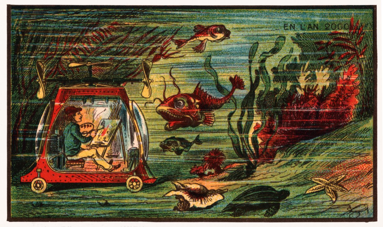 Malíř pod mořem, kolem roku 1910 od . .