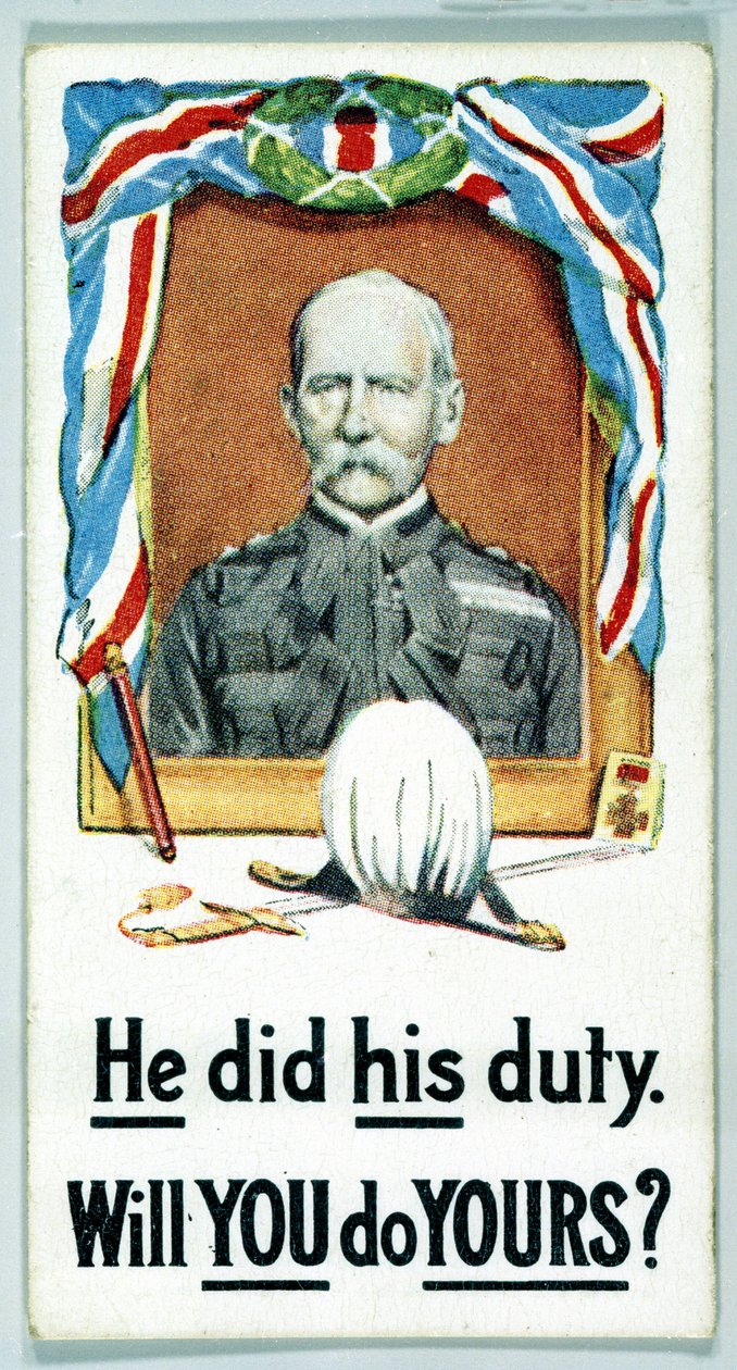 Spojené království : Cigaretové karty - WW1 Recruiting od Ferdinand Georg Waldmuller