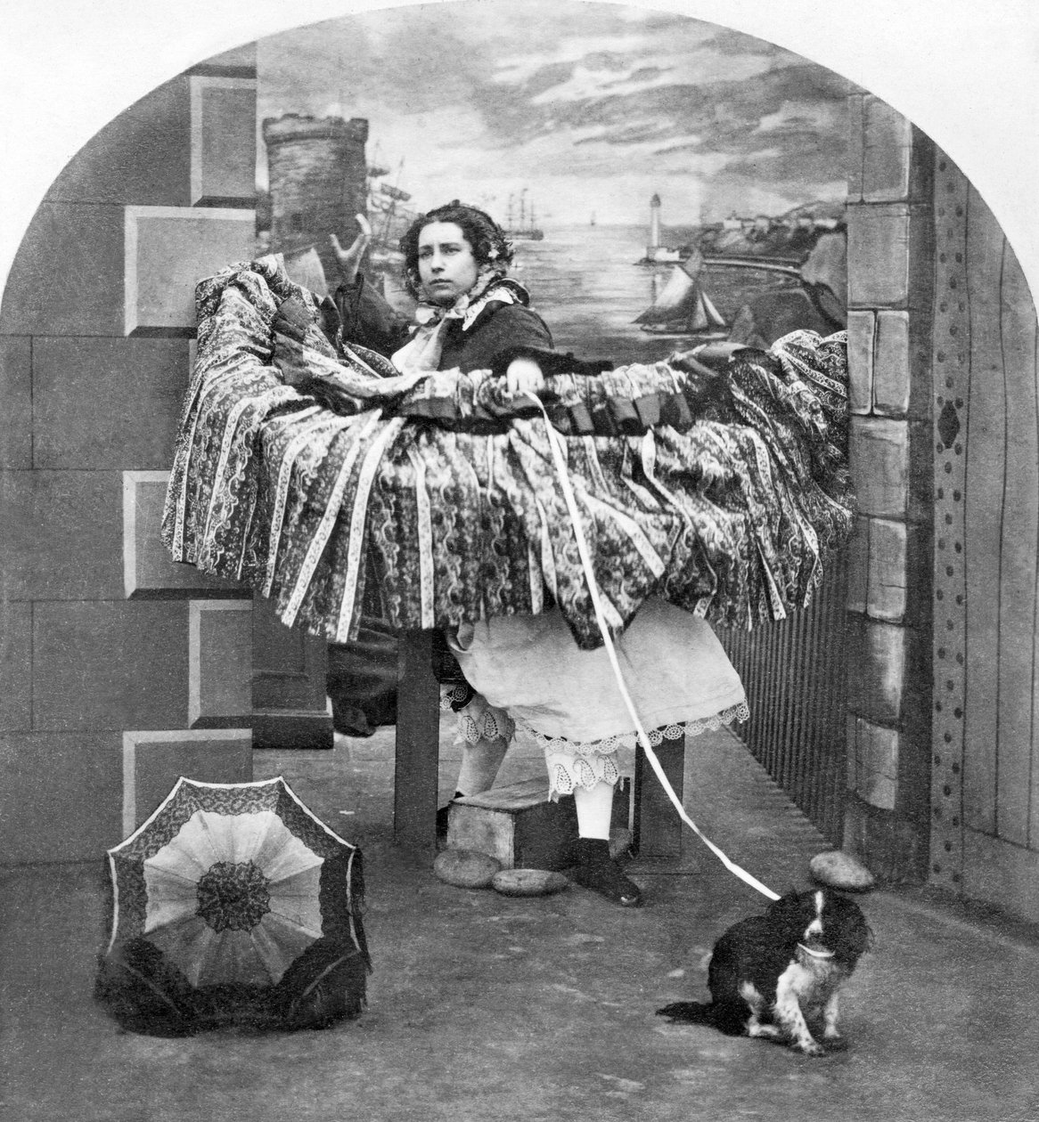 Spojené království : Stereoscope Entitled A Stylish Affair, c1860 od Ferdinand Georg Waldmuller