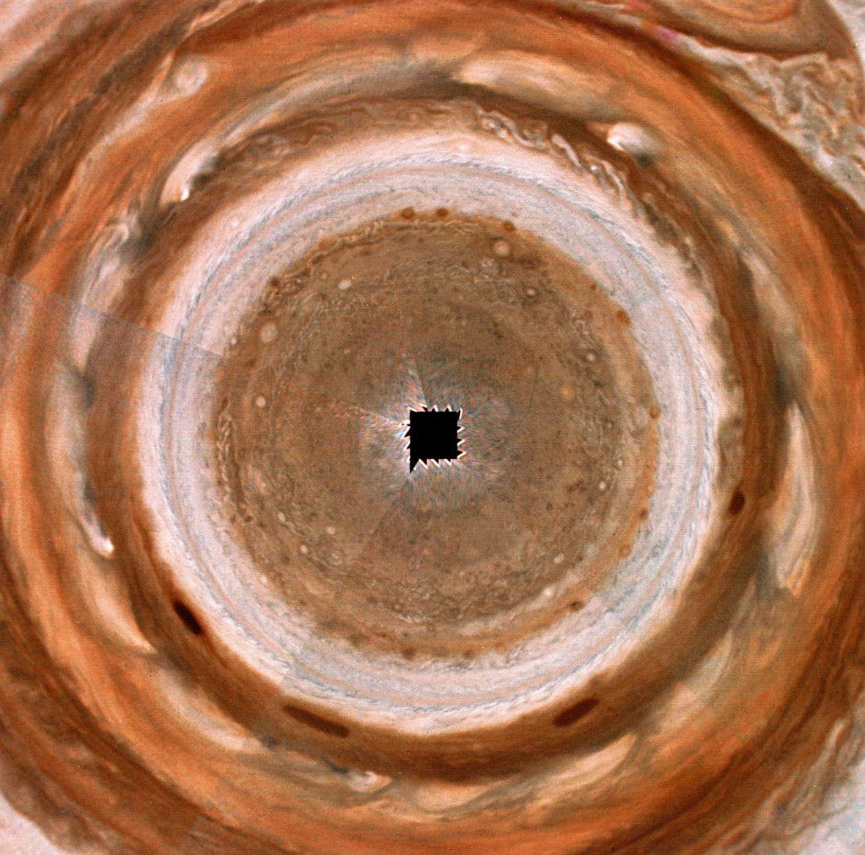 Pohled na severní pól Jupitera od Frederick (attr. to) Barnard