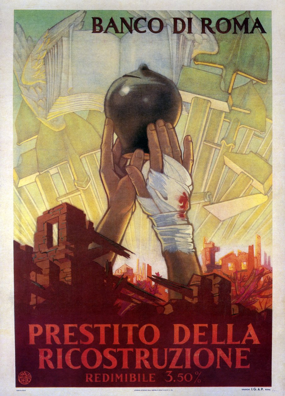 2. SVĚTOVÁ VÁLKA - PŮJČKA NA REKONSTRUKCI 1945 od . .