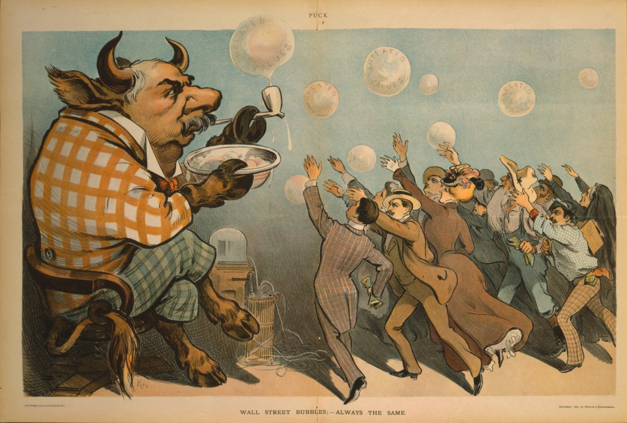 Bubliny na Wall Street, vždy stejné od . .