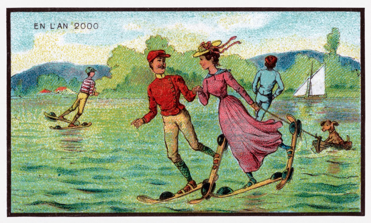 Vodní brusle, kolem roku 1910 od . .