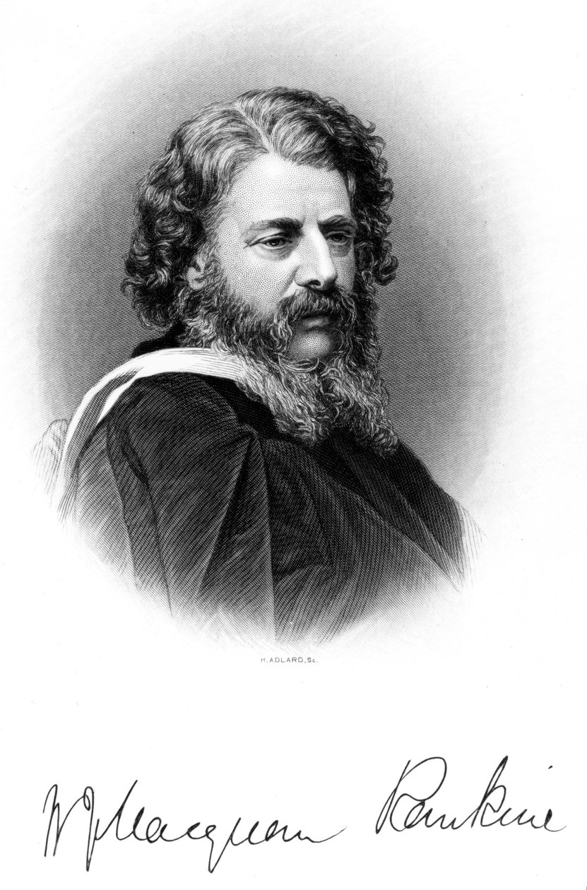 William John MacQuorn Rankine, skotský stavební inženýr, c 1860-1869 od Ferdinand Georg Waldmuller