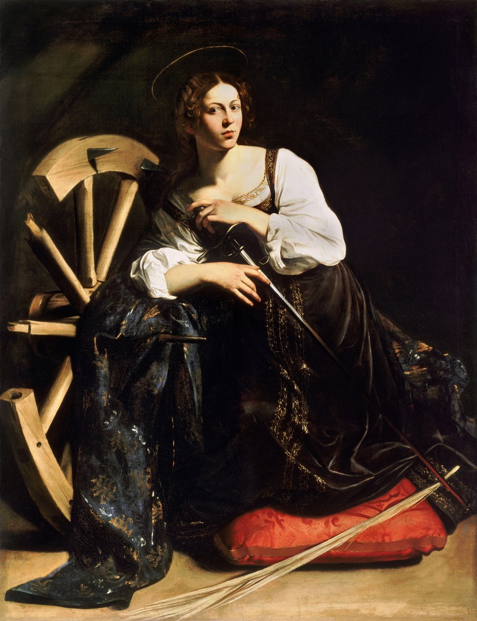 Svatá Kateřina Alexandrijská od Caravaggio