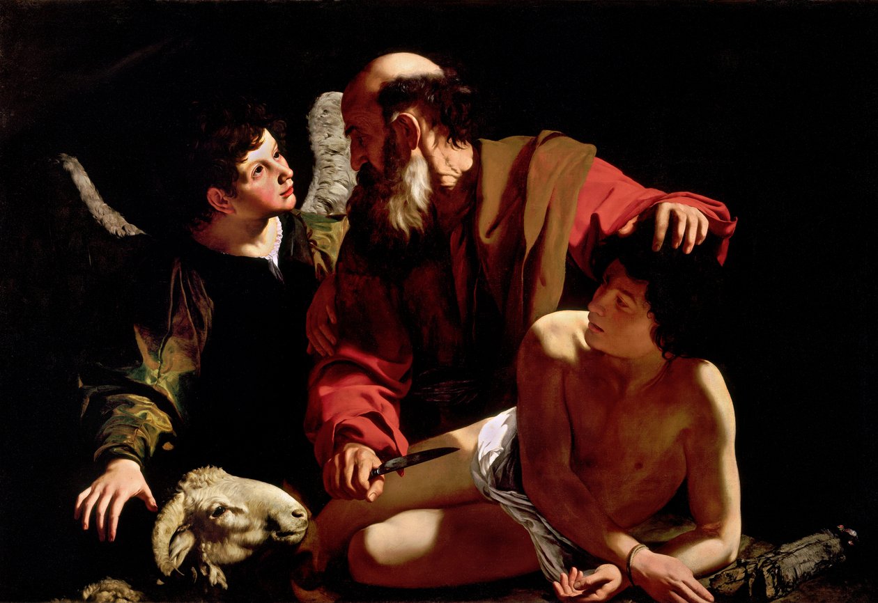 Obětování Izáka od Michelangelo Merisi da  Caravaggio