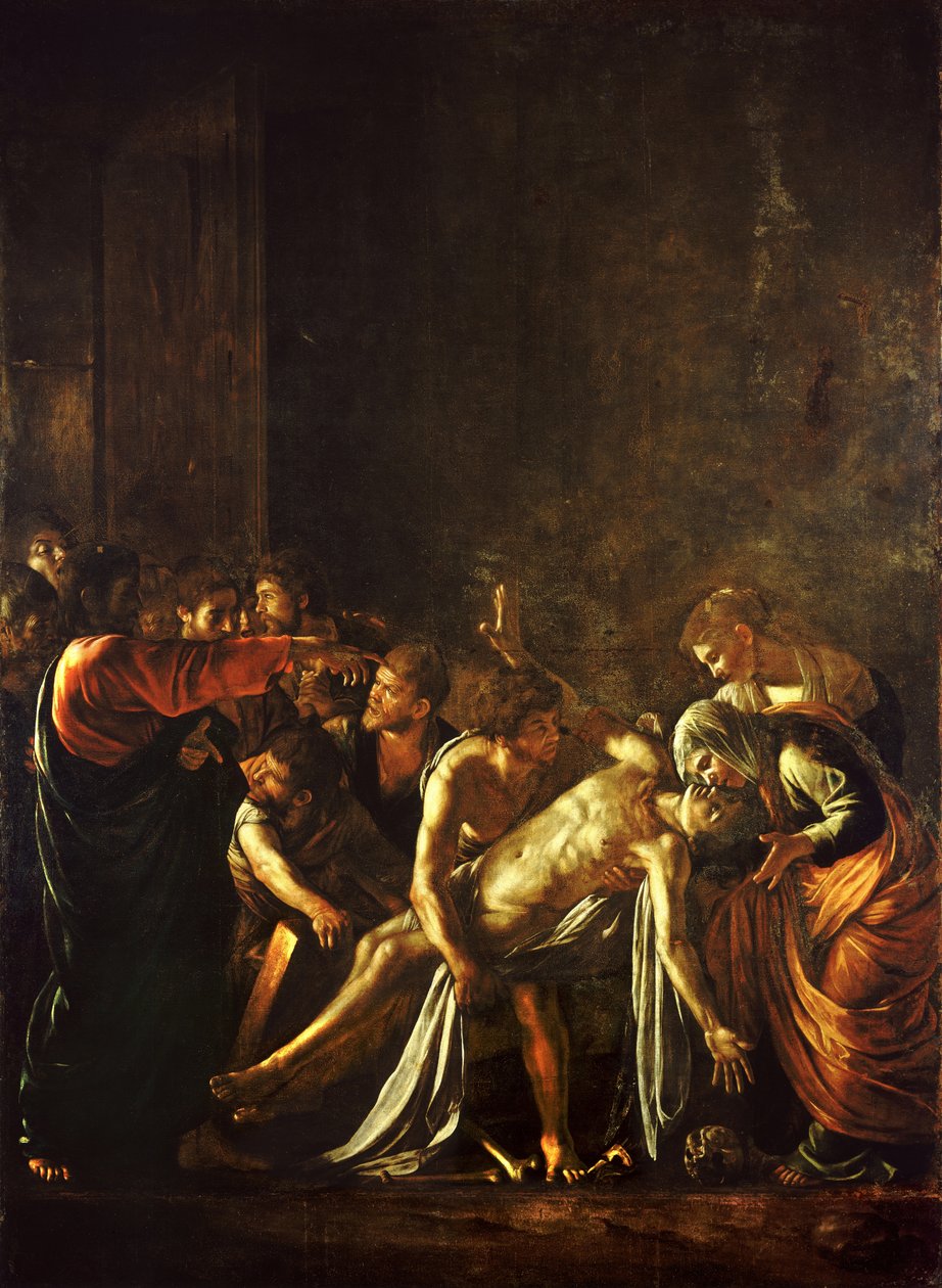 Vzkříšení Lazara Polska: Vzkříšení Lazara od Michelangelo Merisi da  Caravaggio