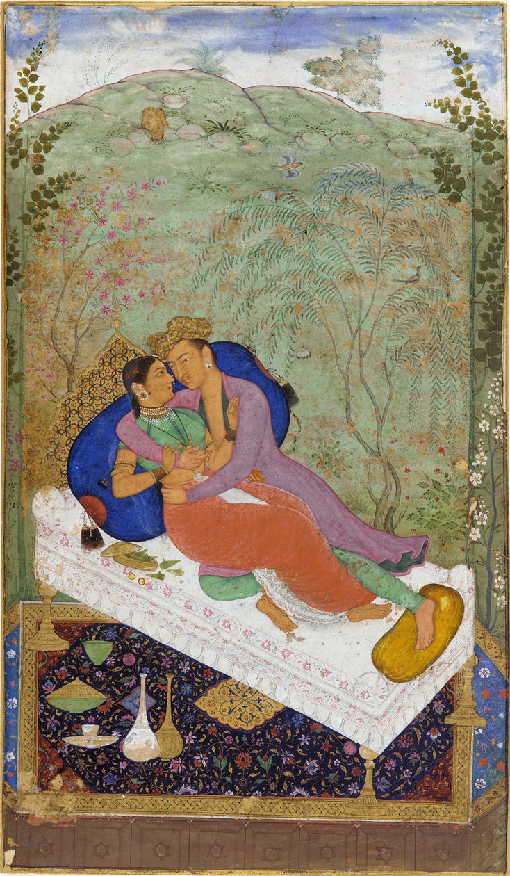Milenci, c1597. od   Manohar
