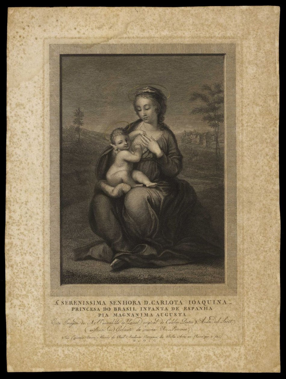 Madonna a dítě od Andrea del (after) Sarto