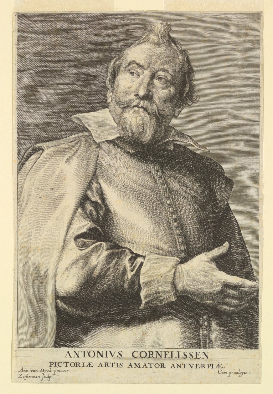 Portrét Anthonyho Cornelissena z Ikony knížat mužů od after Anthony van Dyck