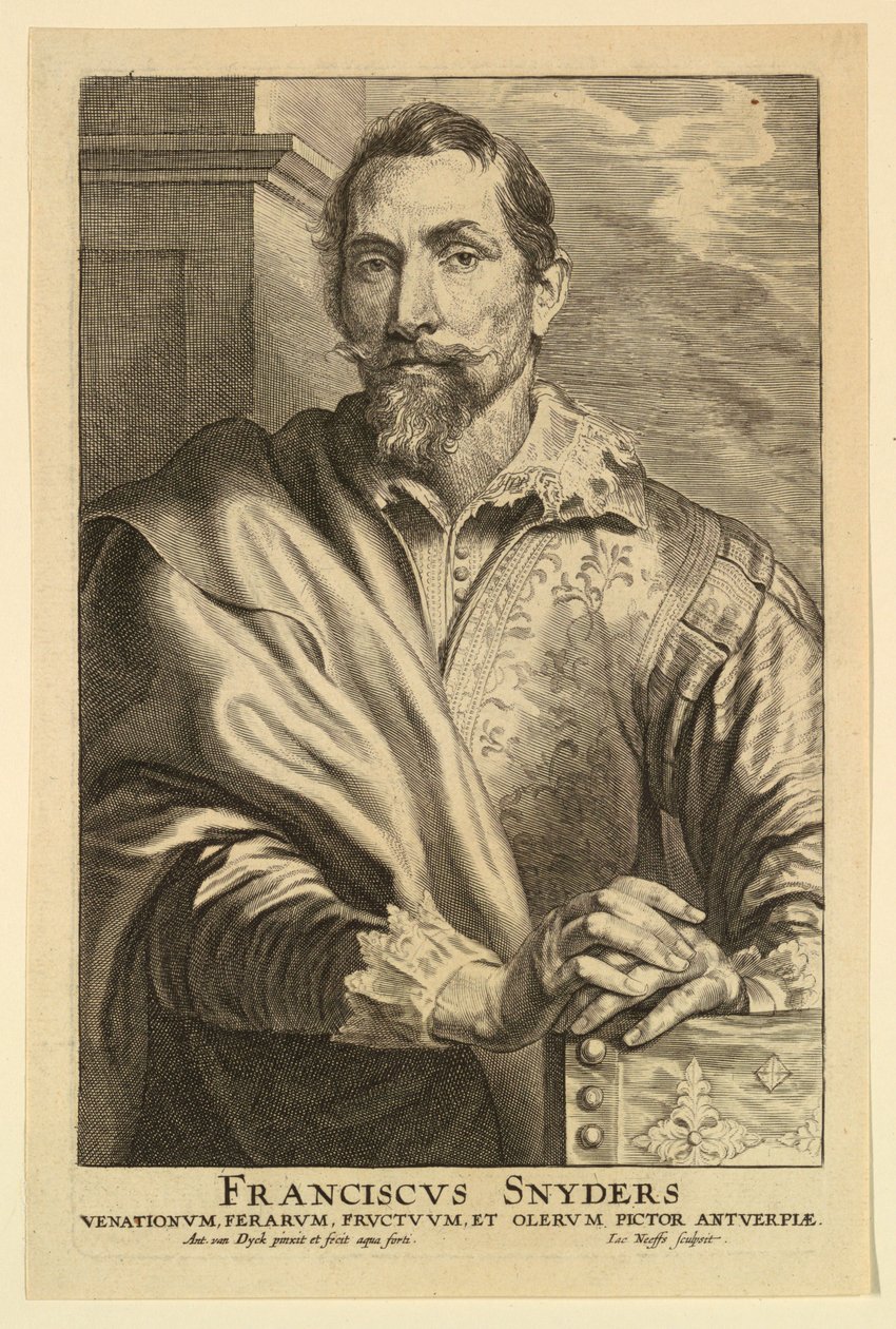 Portrét Franse Snyderse z Ikony princů mužů od after Anthony van Dyck