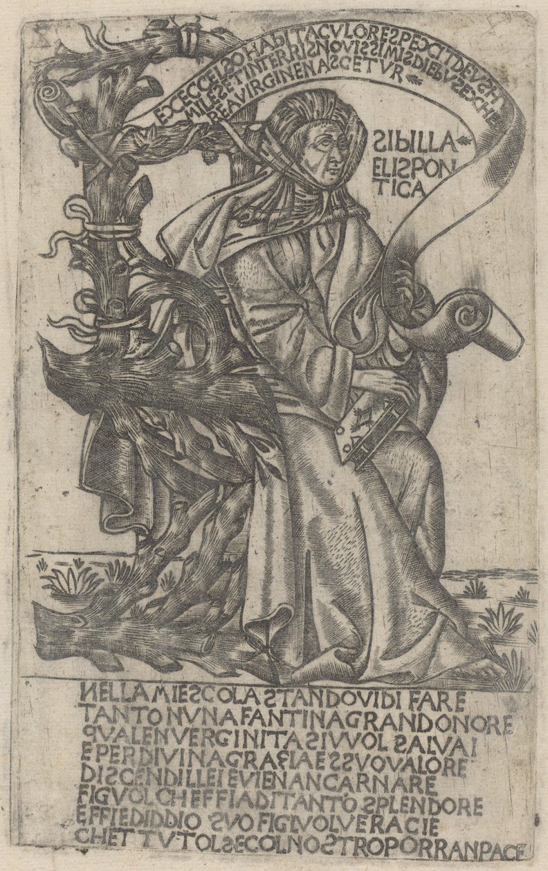 Helespontinská Sibyla od after Baccio Baldini