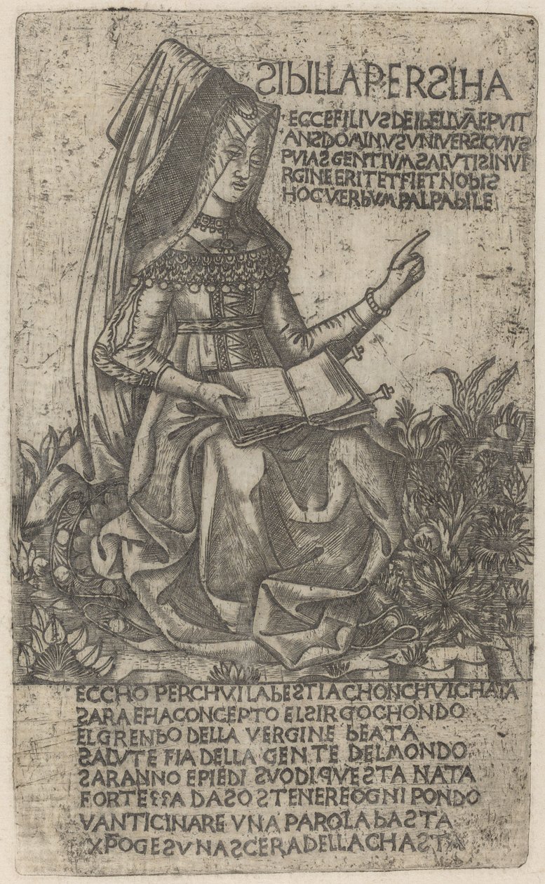 Perská Sibyla od after Baccio Baldini