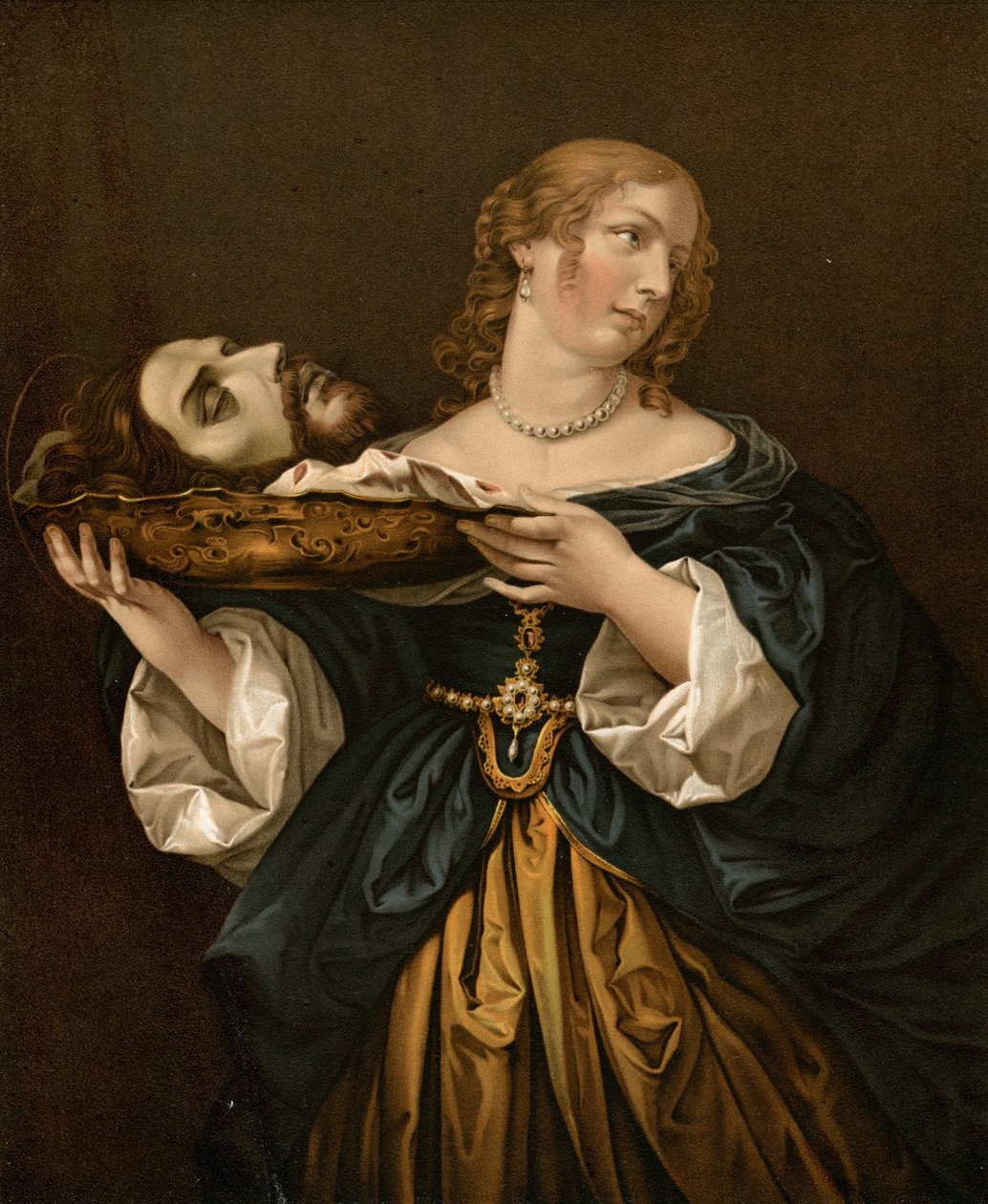 Herodias s hlavou Jana Křtitele od after Carlo Dolci