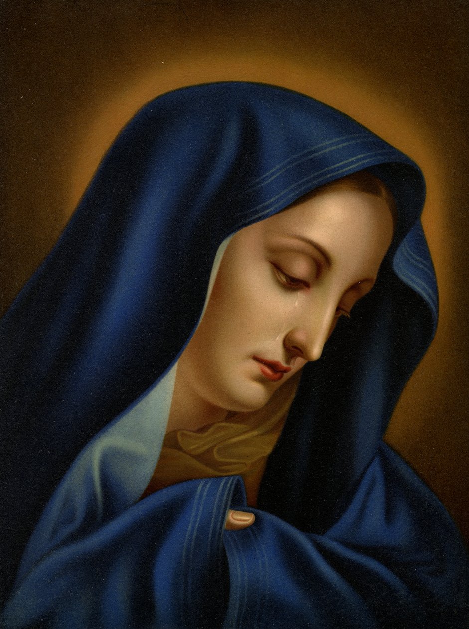 Mater Dolorosa od after Carlo Dolci