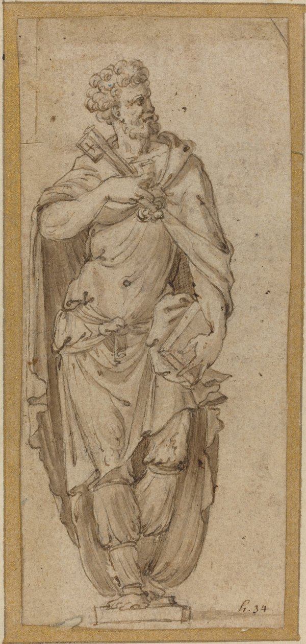 Svatý Petr od after Francesco Salviati