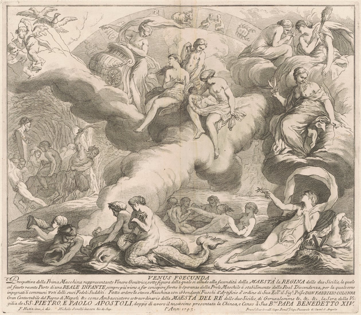 Prima Macchina pro Čínu roku 1743: Venus Genetrix od after François Hutin Miguel de Sorellò