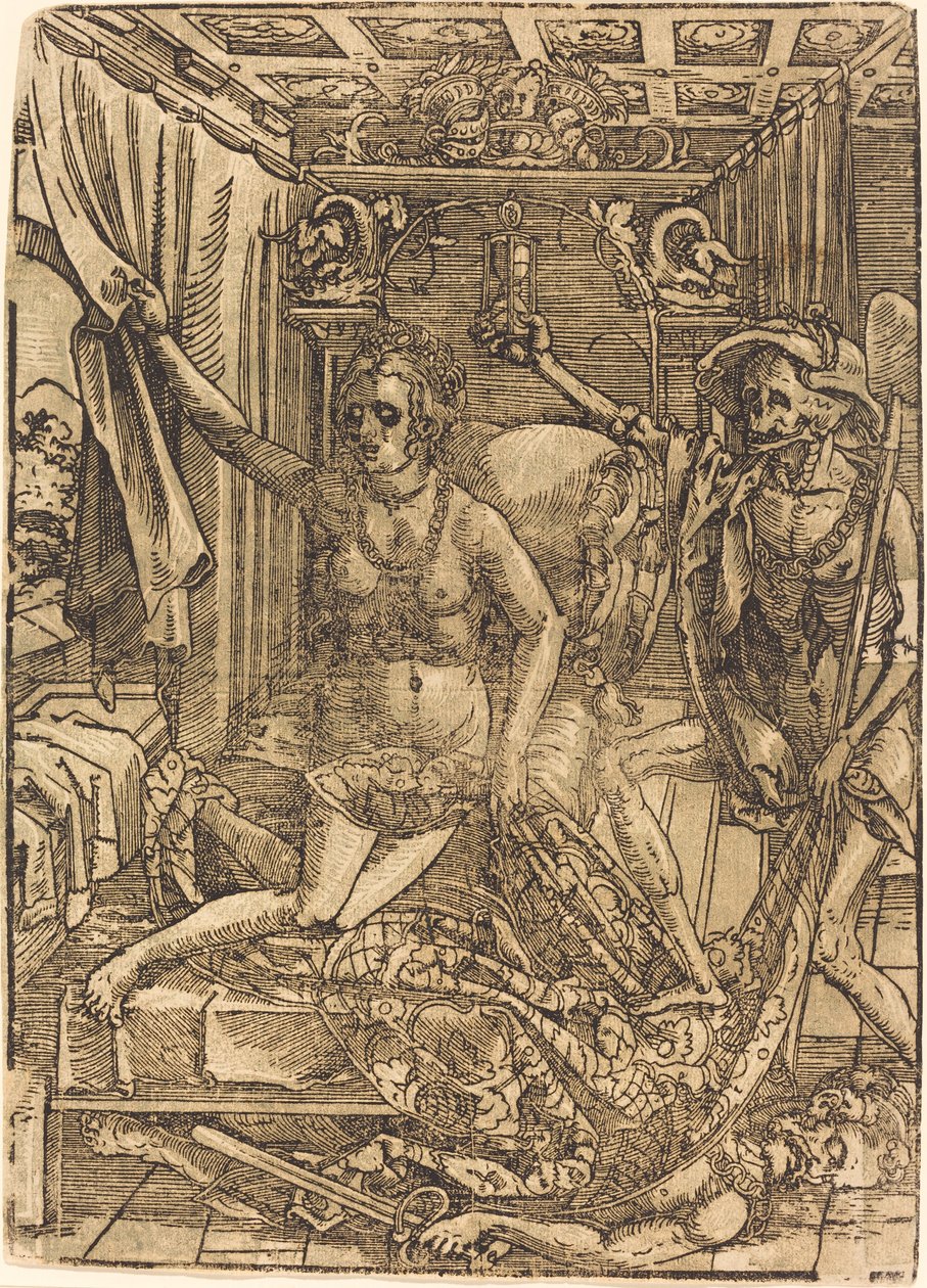 Smrt a kurtizána od after Hans Sebald Beham