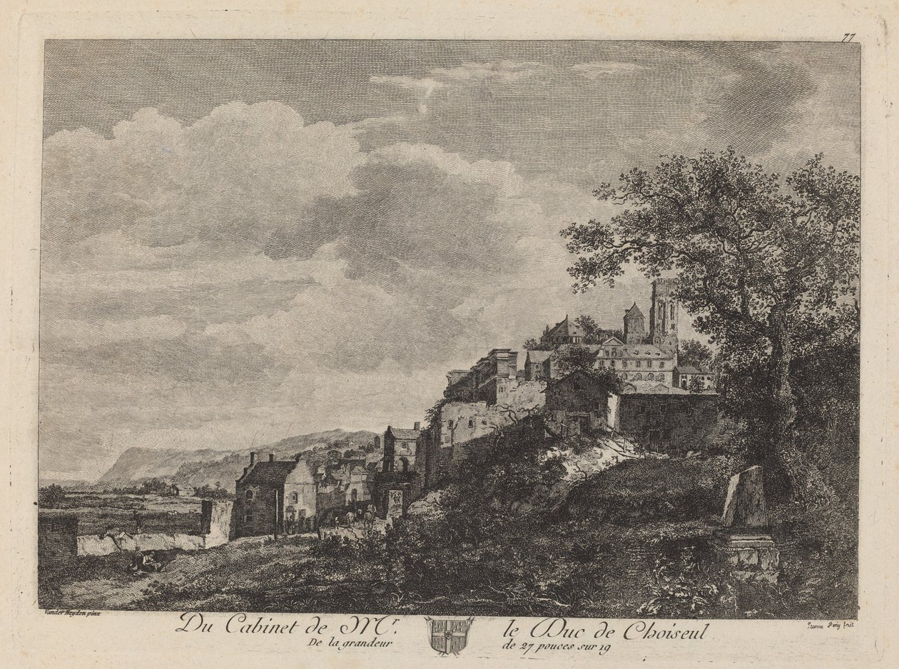 Pohled na Hilltown od after Jan van der Heyden Jeanne Deny