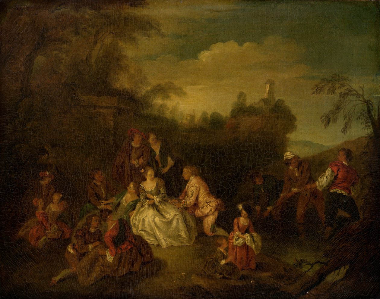 Dárek rybářů od after Jean Baptiste Joseph Pater