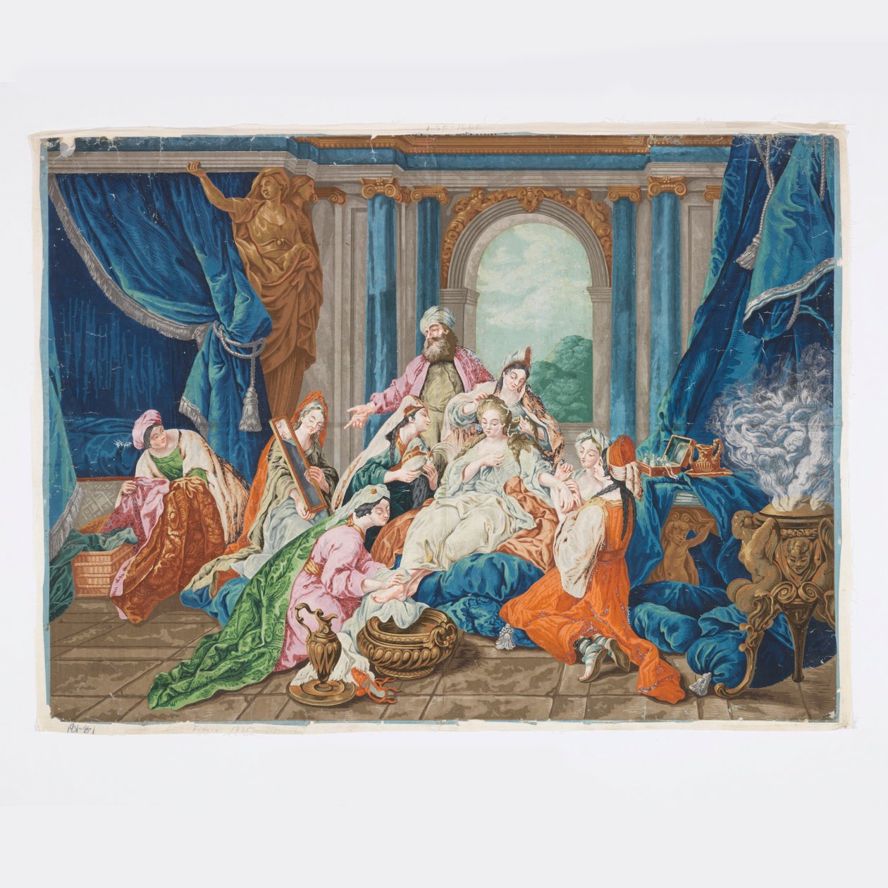 Estherina toaleta od after Jean François de Troy