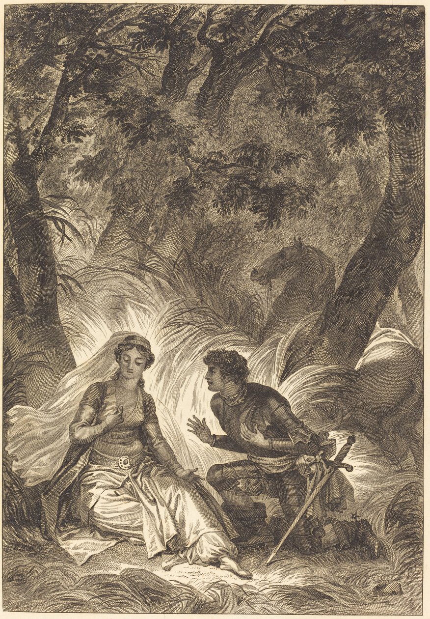 Nevěsta krále Garbe: Rytíř od after Jean Honoré Fragonard