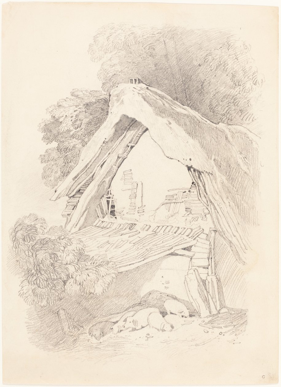 Chata u Diss od after John Sell Cotman British 19th Century
