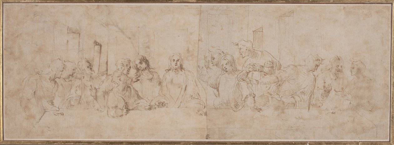 Poslední večeře od after Leonardo da Vinci Vincenzo Tamagni